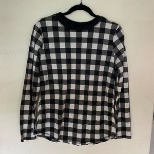 Rachel Parcell Women’s Gingham Pajama Top | Size Small |